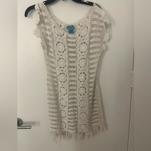 Letarte crochet cover up dress